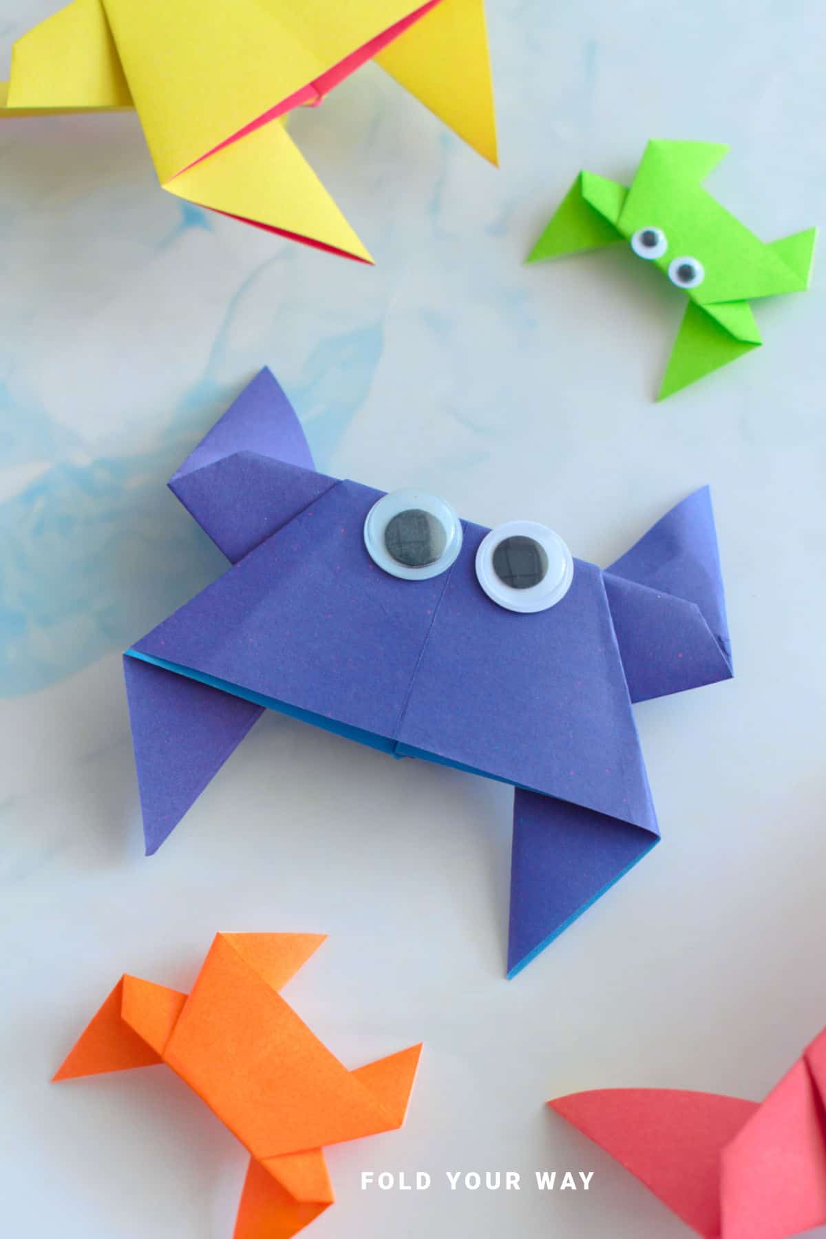 Origami crab.