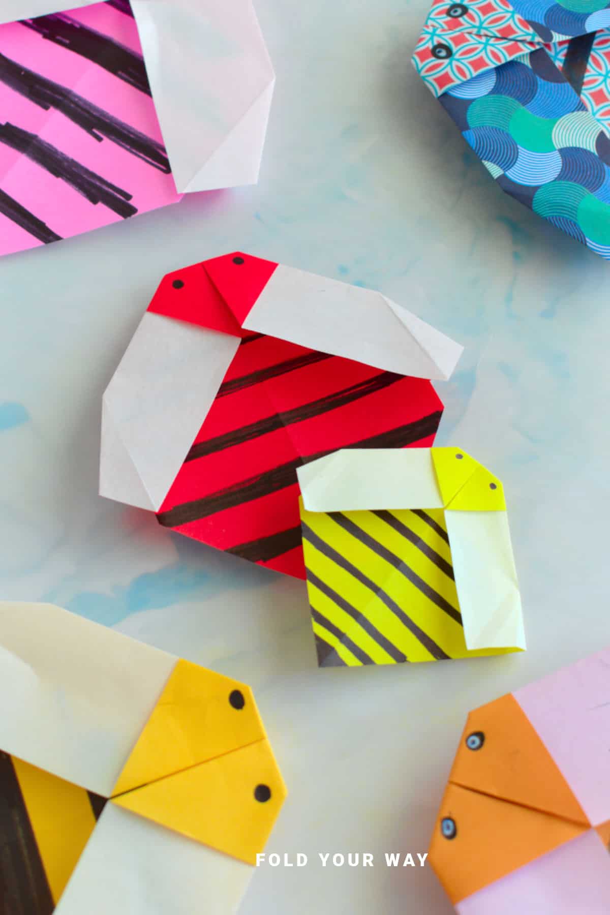 Origami bees.