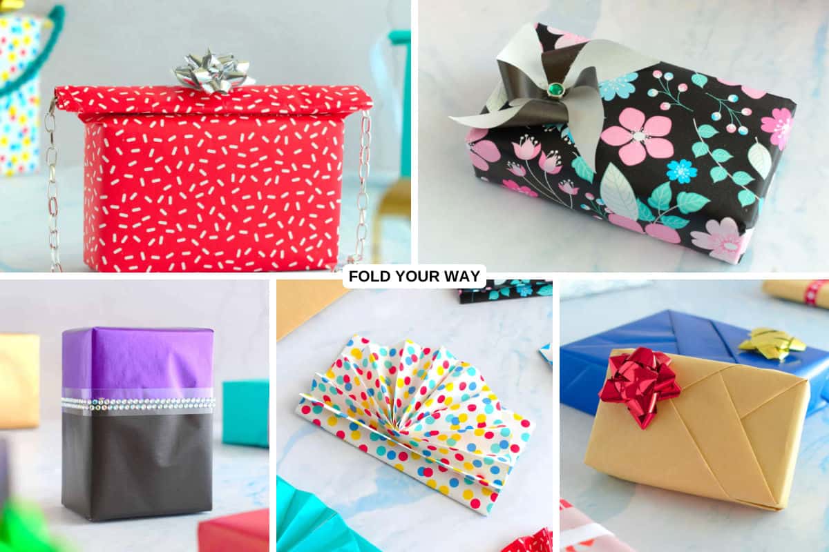 Wrapped gifts for weddings.