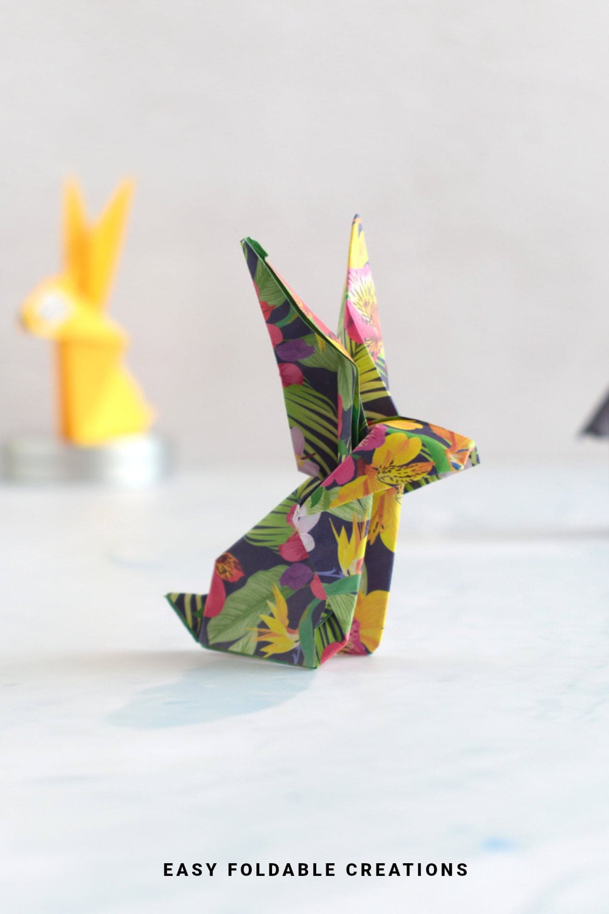 Origami bunny.