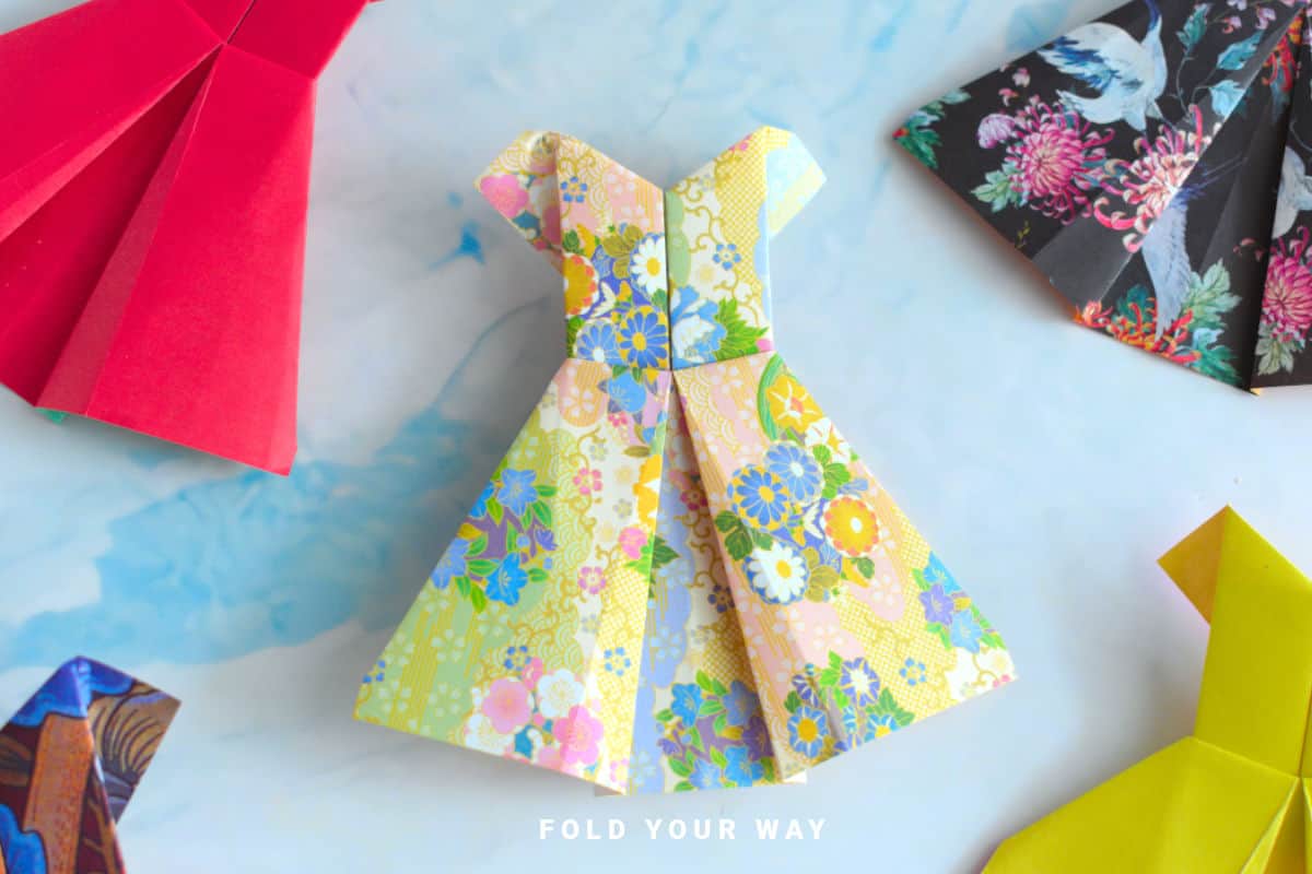 Origami dress.