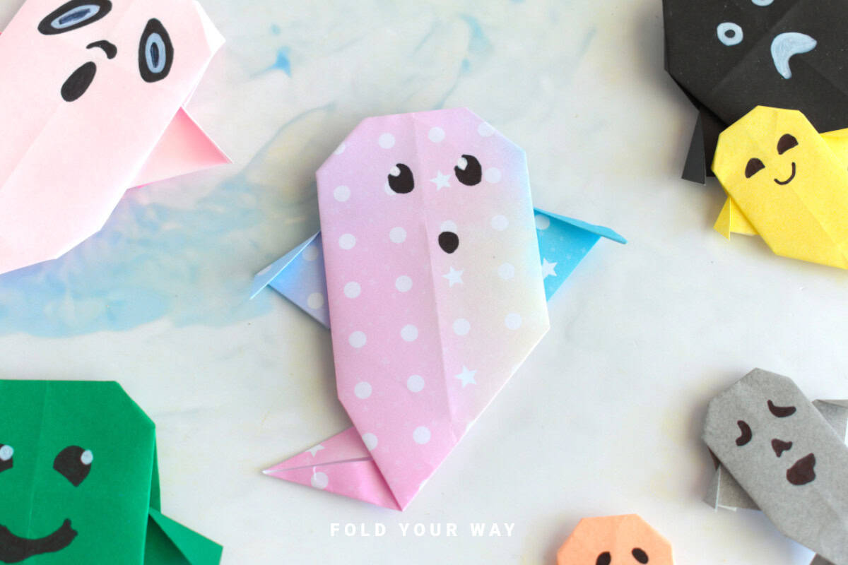 Origami ghost.