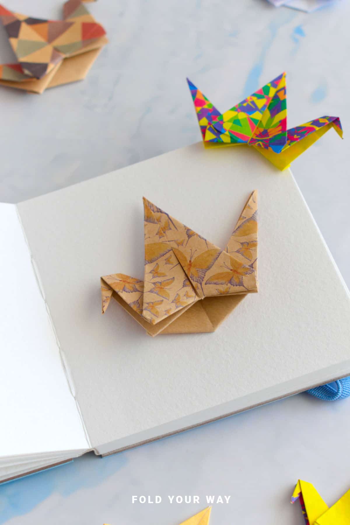 Origami bookmarks.