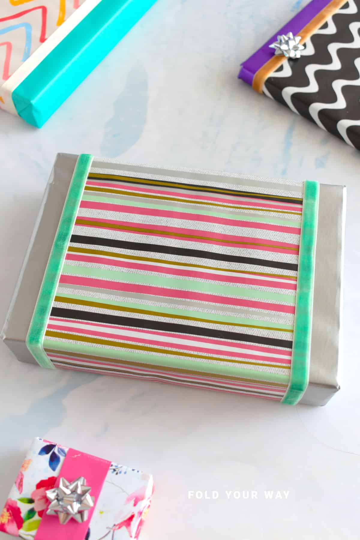 Wrapped present.