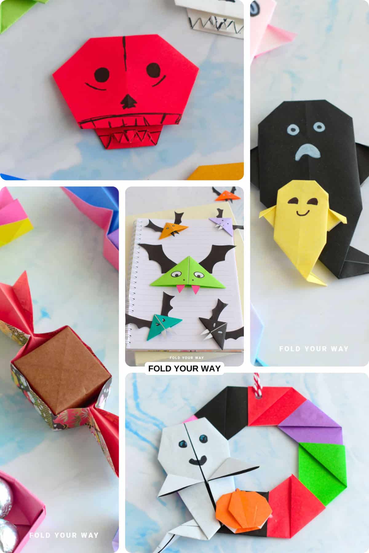 Collection of origami.