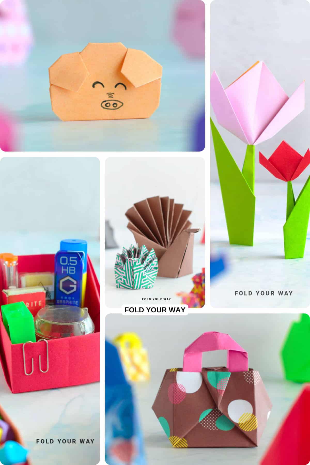 Origami collage.