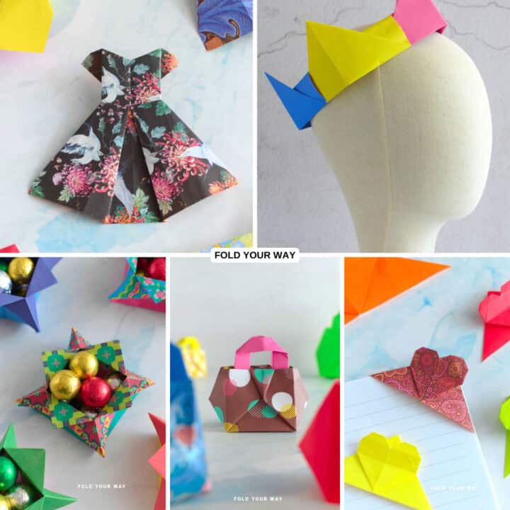 Origami collage.