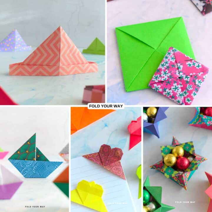 Collection of traditional origami projects.