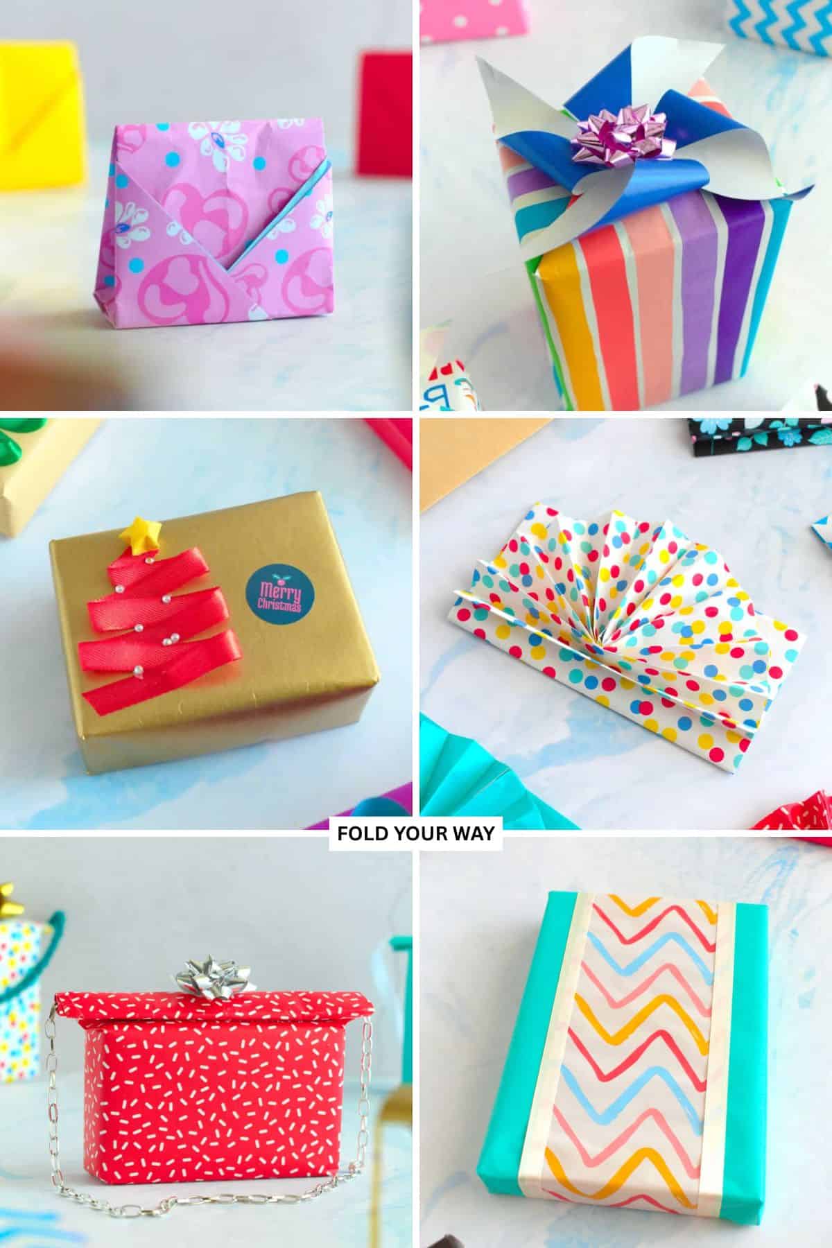 Gift wrapping ideas.