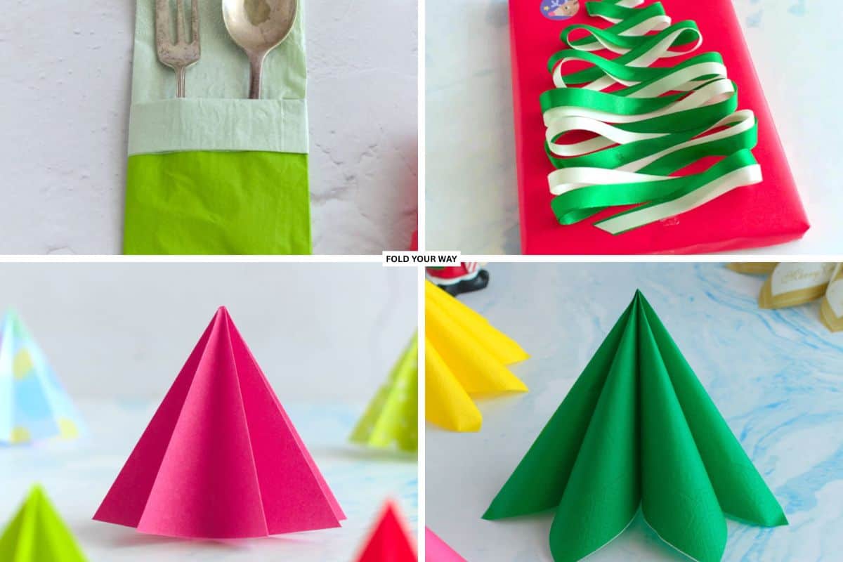 Christmas paper crafts.