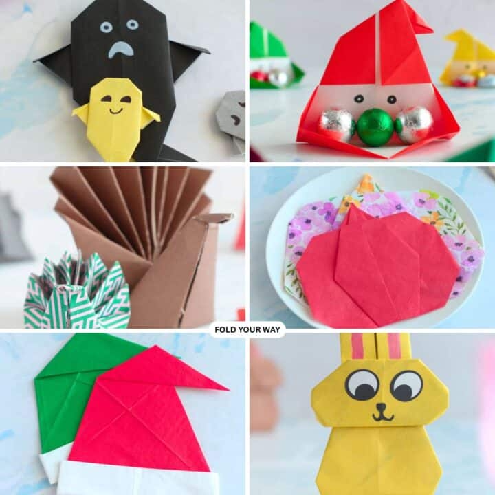 Seasonal origami and paper craft projects.